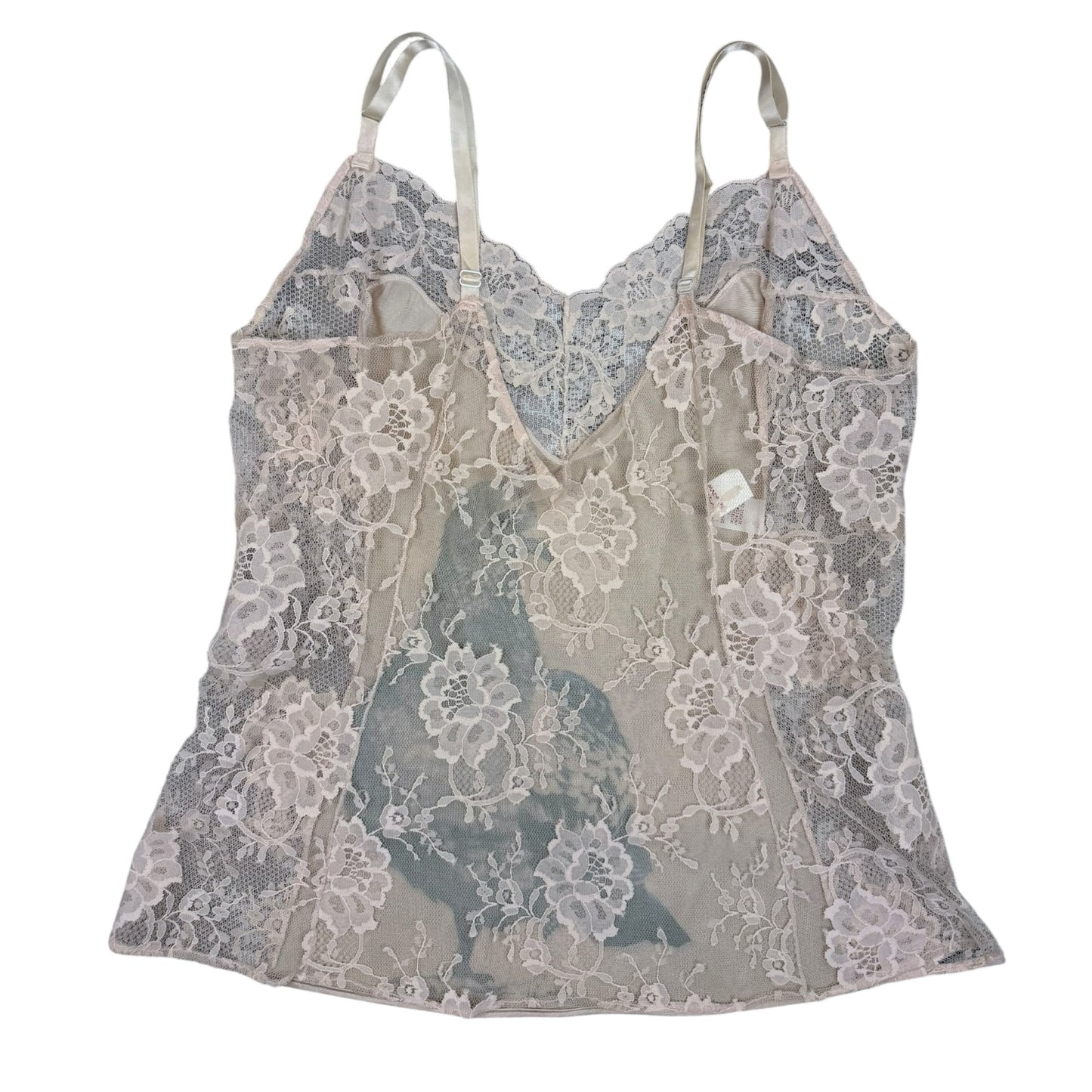 BIG PIGEON PINK LACE TANK - S