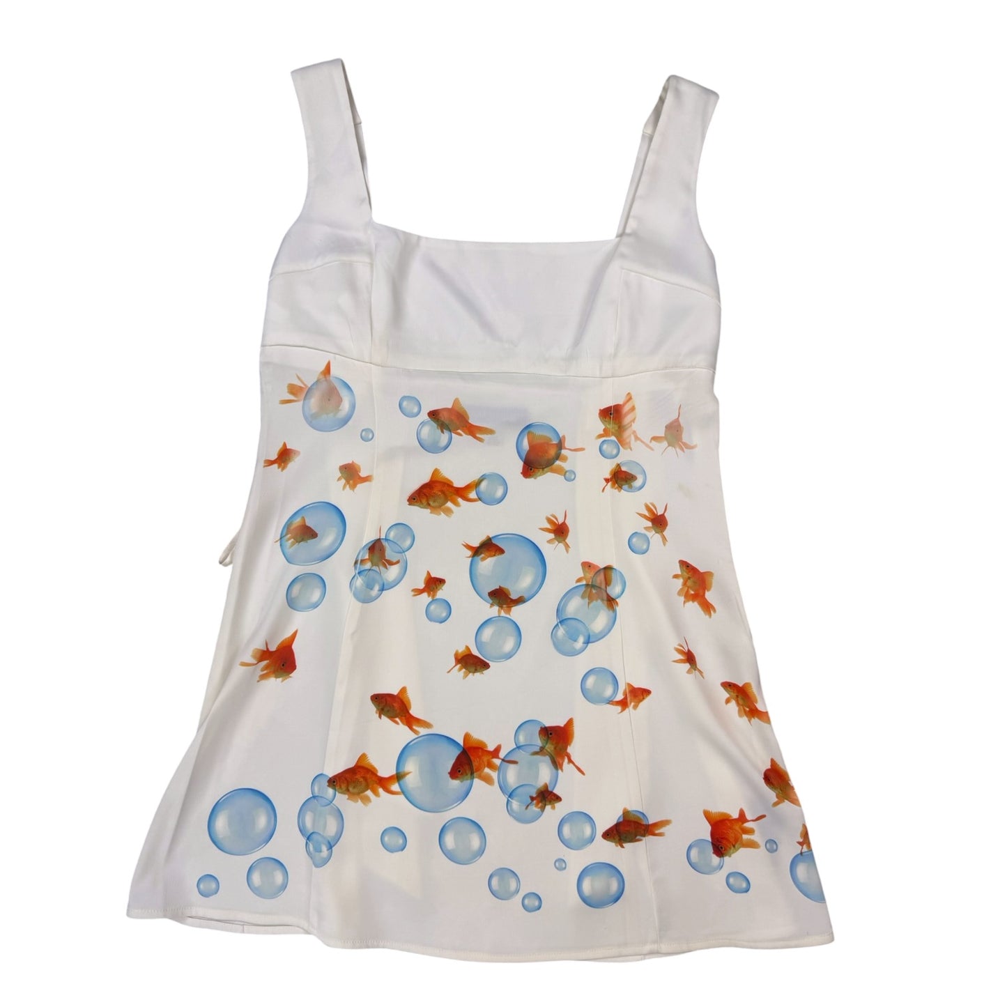 GOLDIE WHITE MINI DRESS - M/L