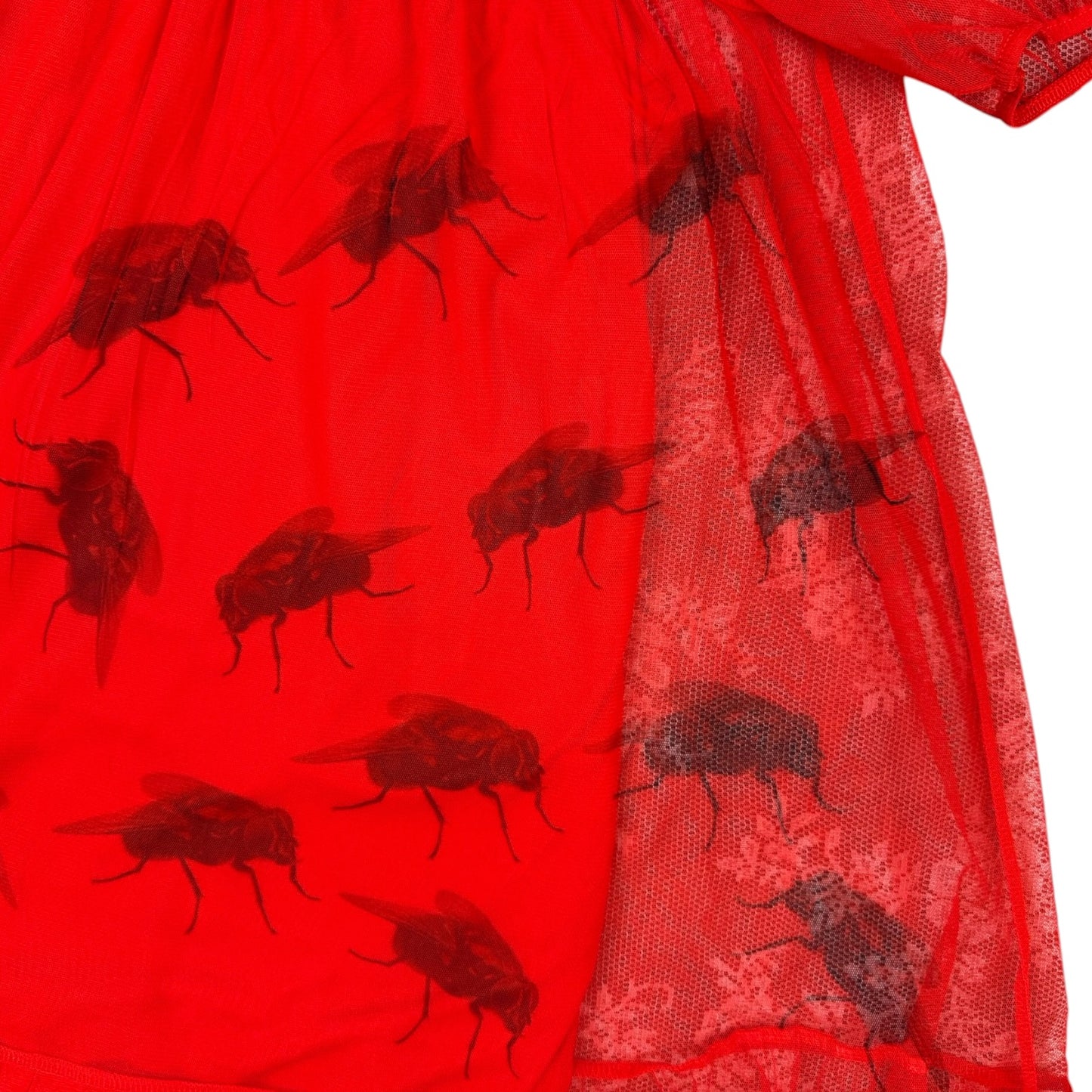 RETURN OF THE FLY RED LYDIA DRESS - L