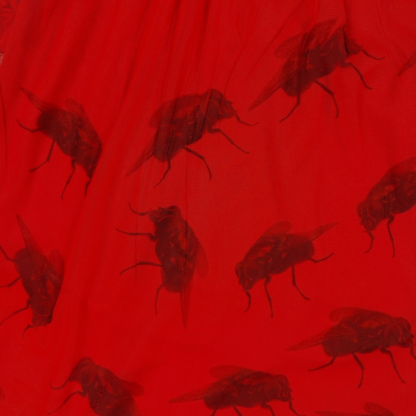 RETURN OF THE FLY RED LYDIA DRESS - L