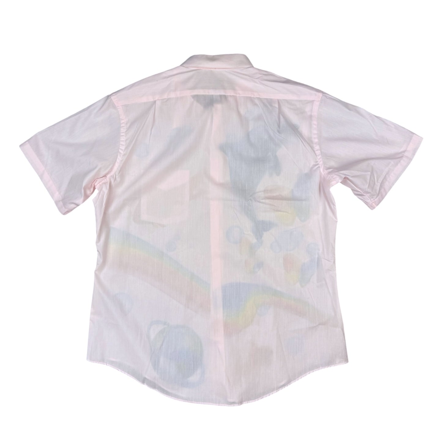 UTOPIA PINK BUTTON UP - MENS XL