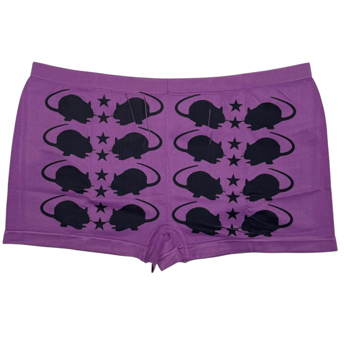RAT STAR PURPLE BOYSHORT UNDIES - 2XL