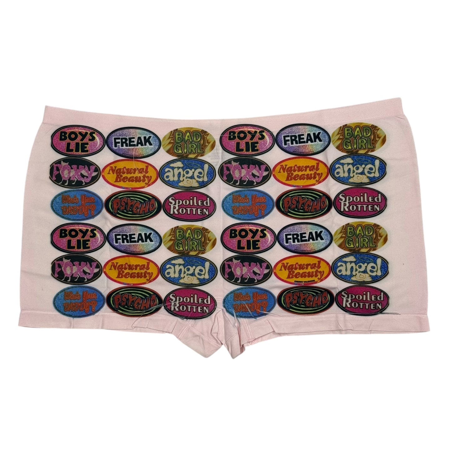 QUARTER MACHINE PEACH BOYSHORT UNDIES - 2XL