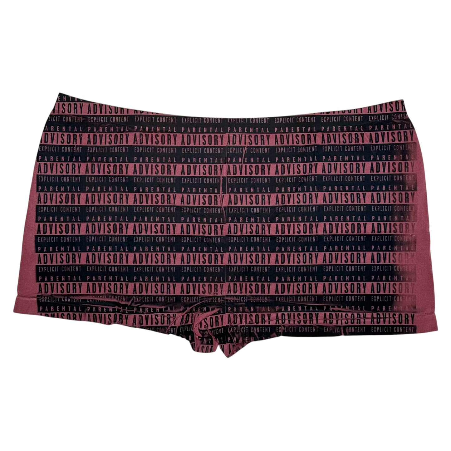 PARENTAL ADVISORY MAUVE BOYSHORT UNDIES SAMPLE - 2XL