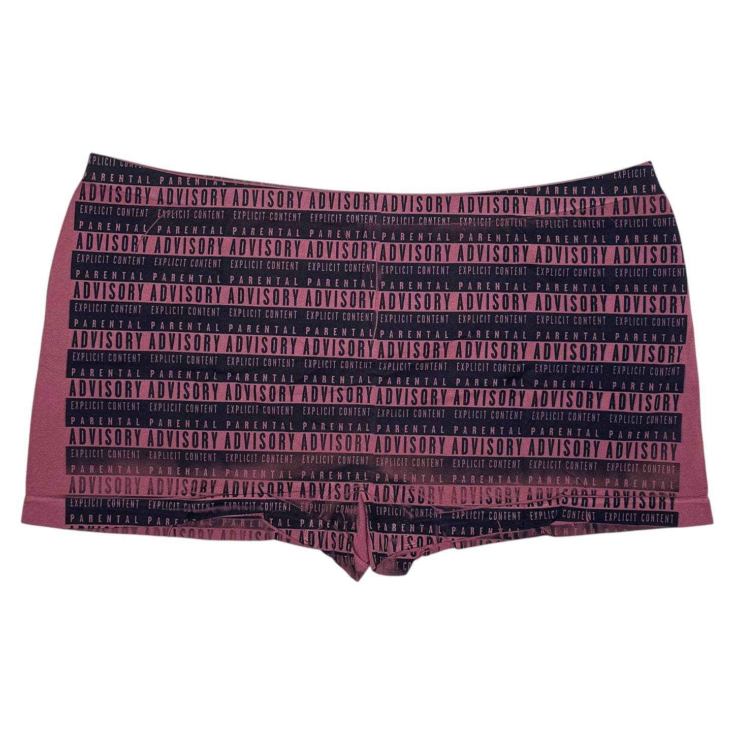 PARENTAL ADVISORY MAUVE BOYSHORT UNDIES SAMPLE - 2XL