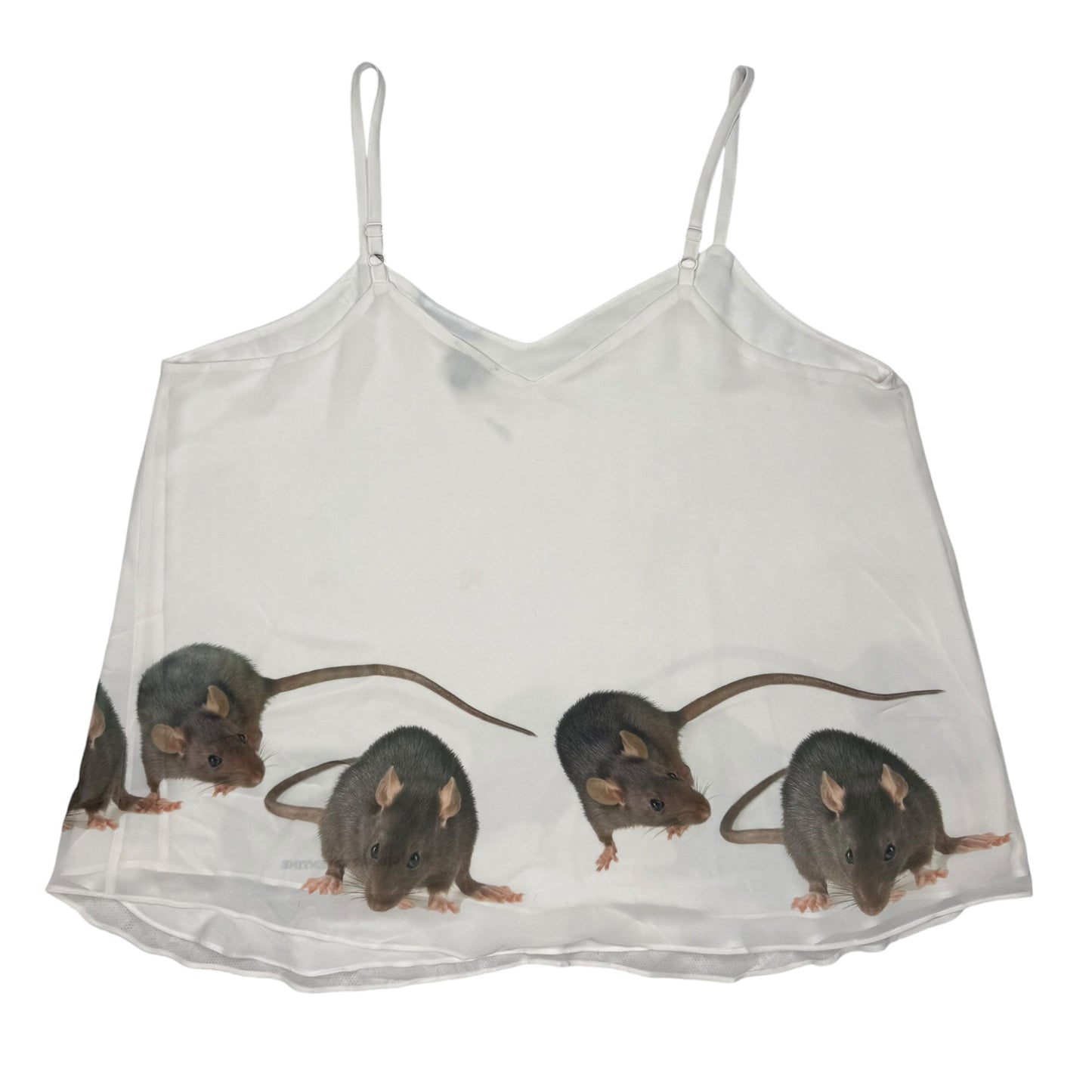 RAT FRIENDS WHITE TANK TOP - 2X
