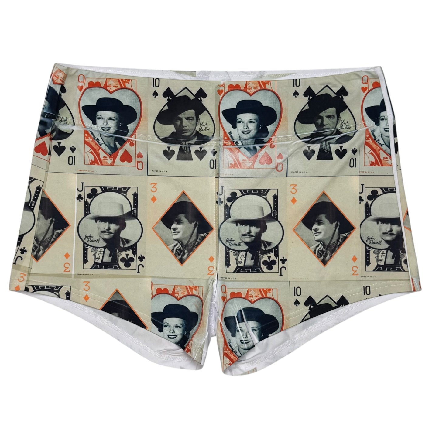 POKER FACE YOGA SHORTS l XL