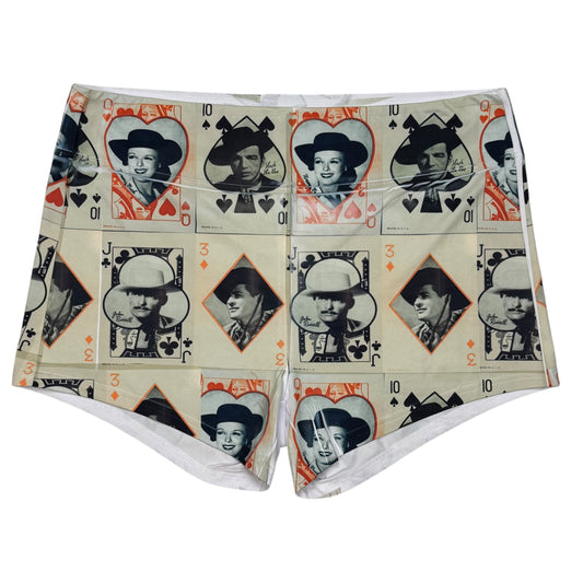 POKER FACE YOGA SHORTS l XL