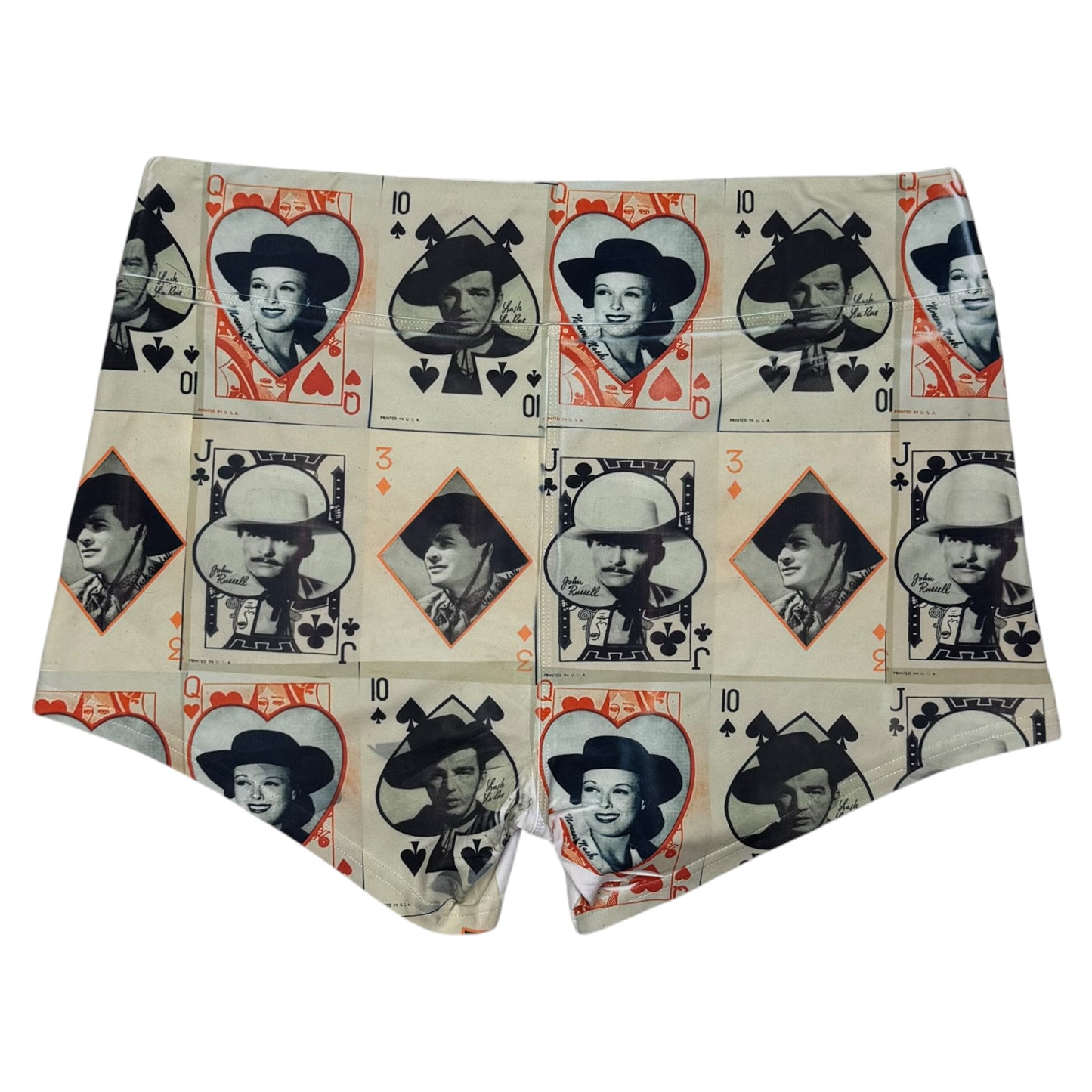 POKER FACE YOGA SHORTS l XL