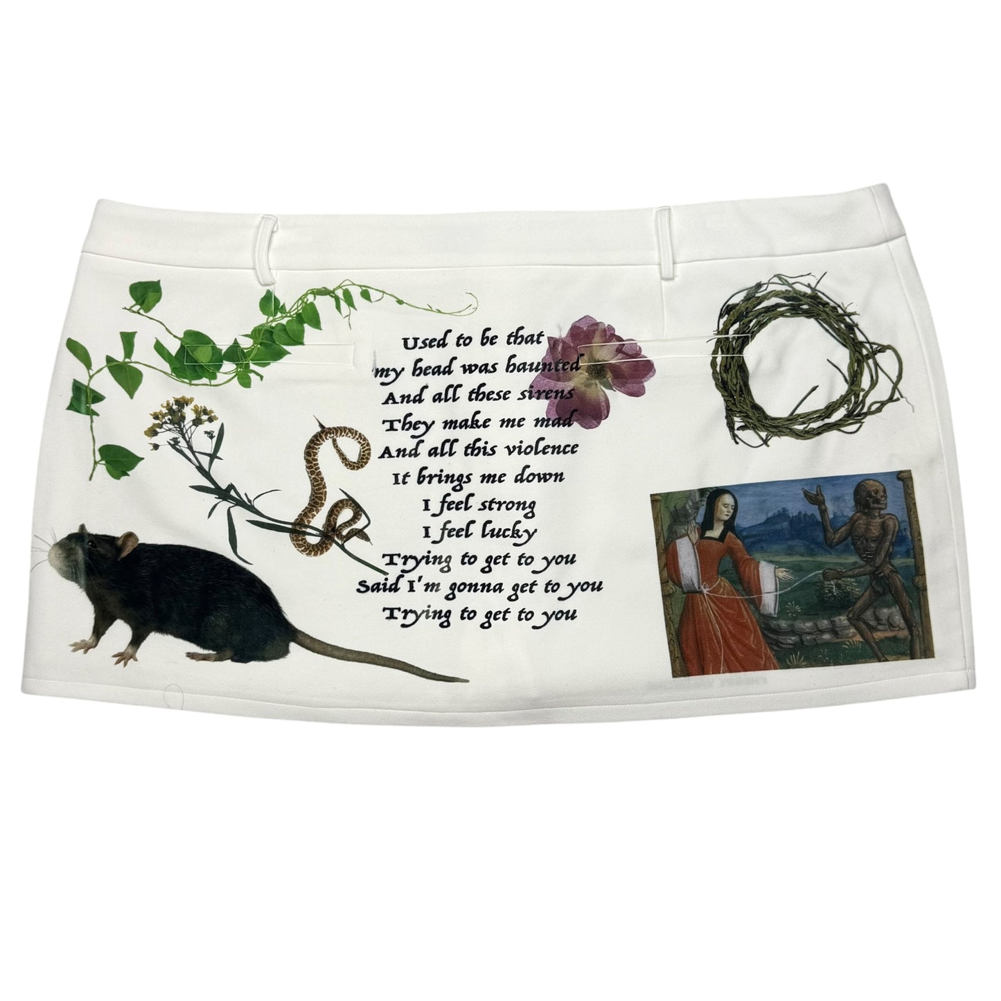 HAUNTED MACE MINI SKIRT - 3XL