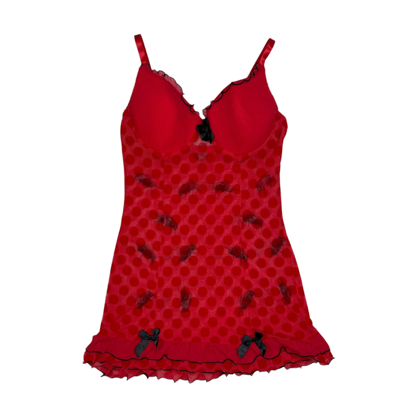 FLY RED POLKA DOT BABYDOLL DRESS - 2X