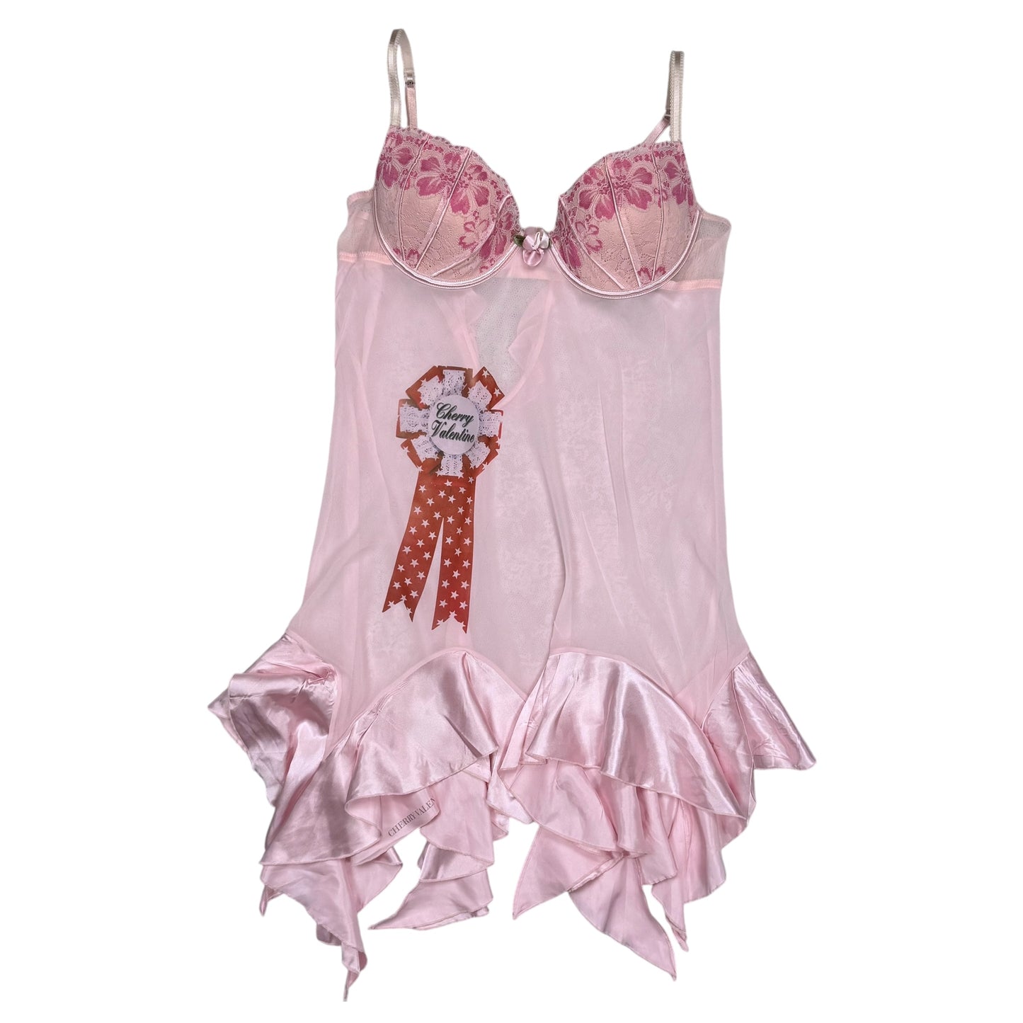 AWARD RIBBON PINK BABYDOLL DRESS - XL