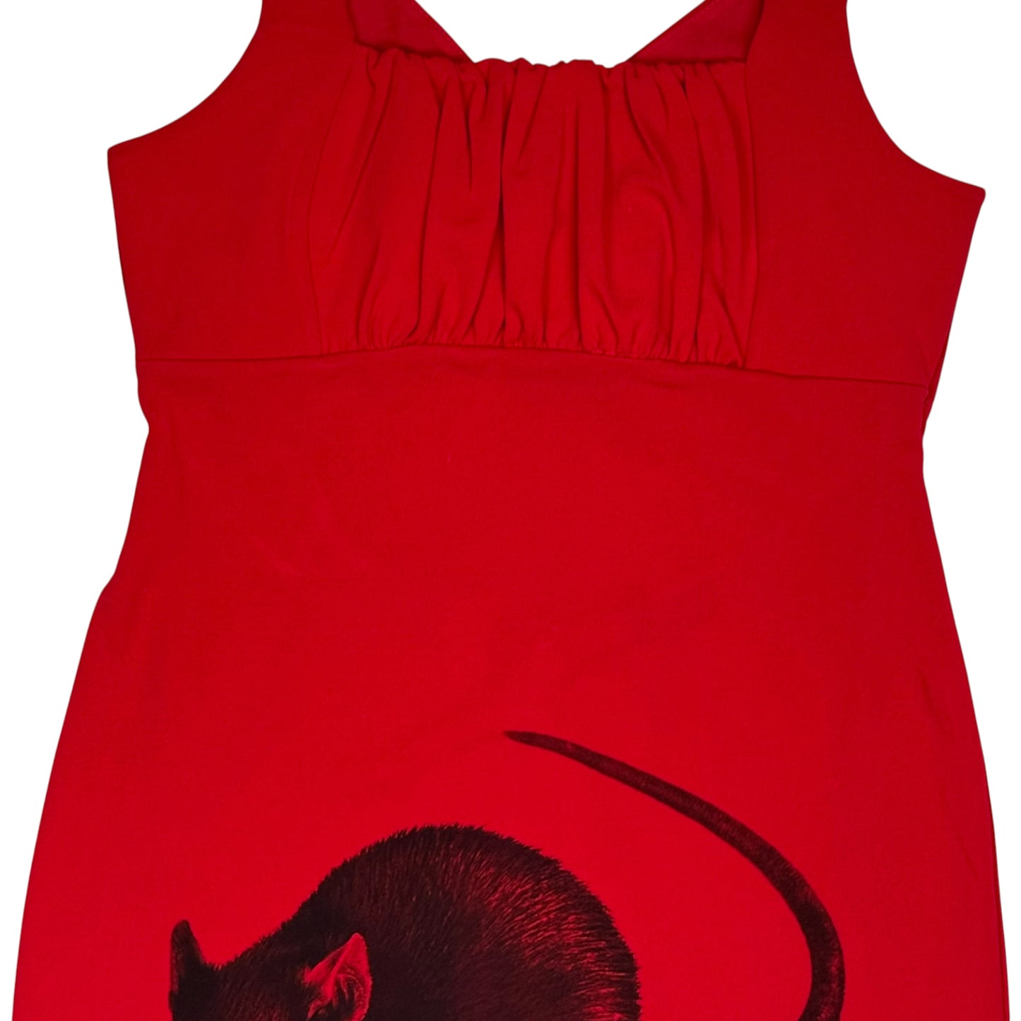 BIG RAT SEXY RED DRESS - L