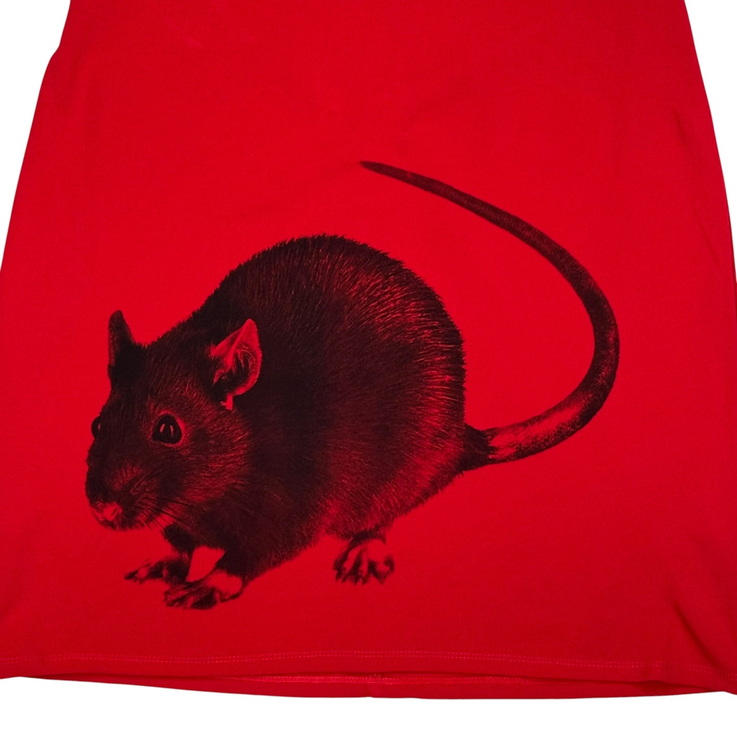 BIG RAT SEXY RED DRESS - L