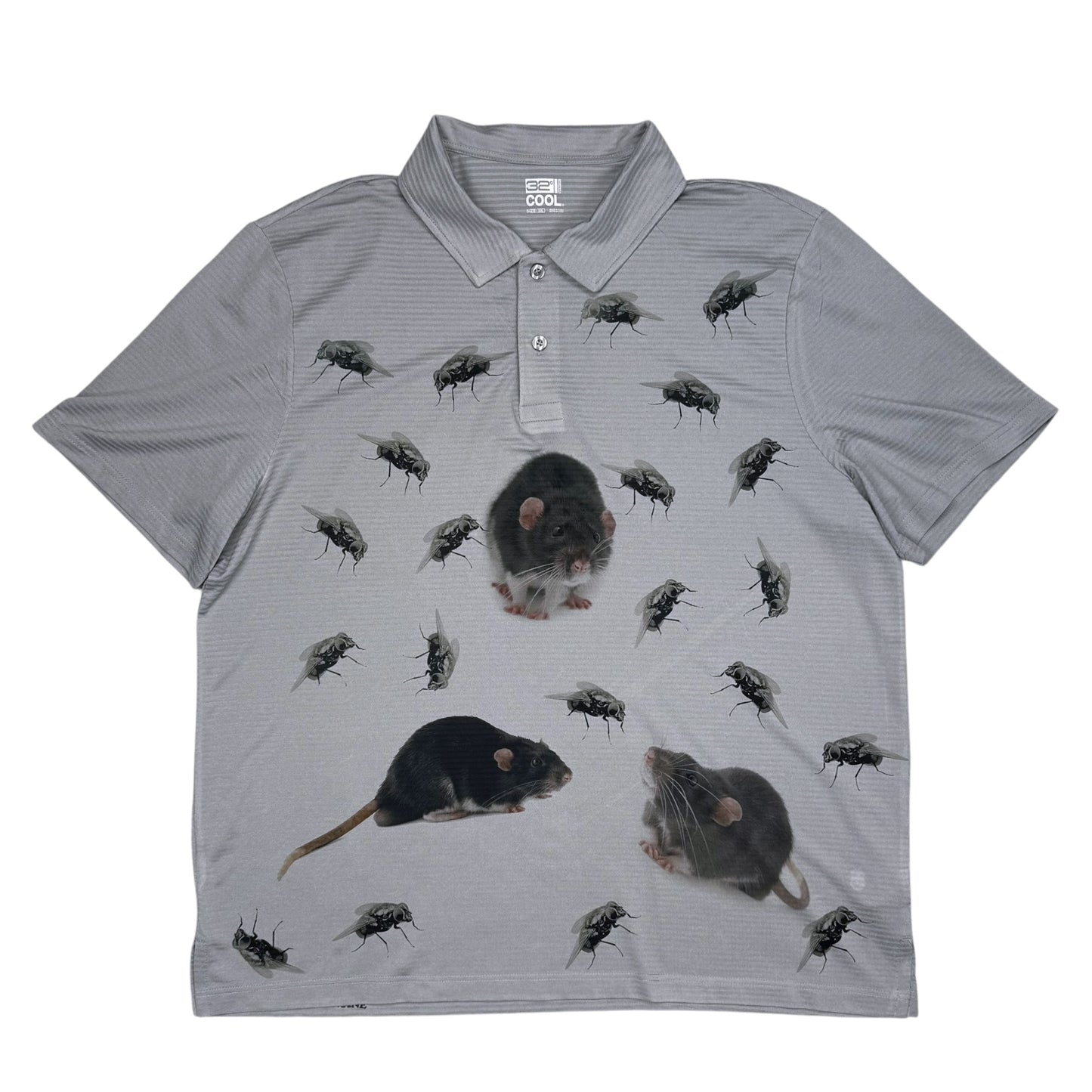 RATS FLY GREY MEN'S SHIRT - 2XL