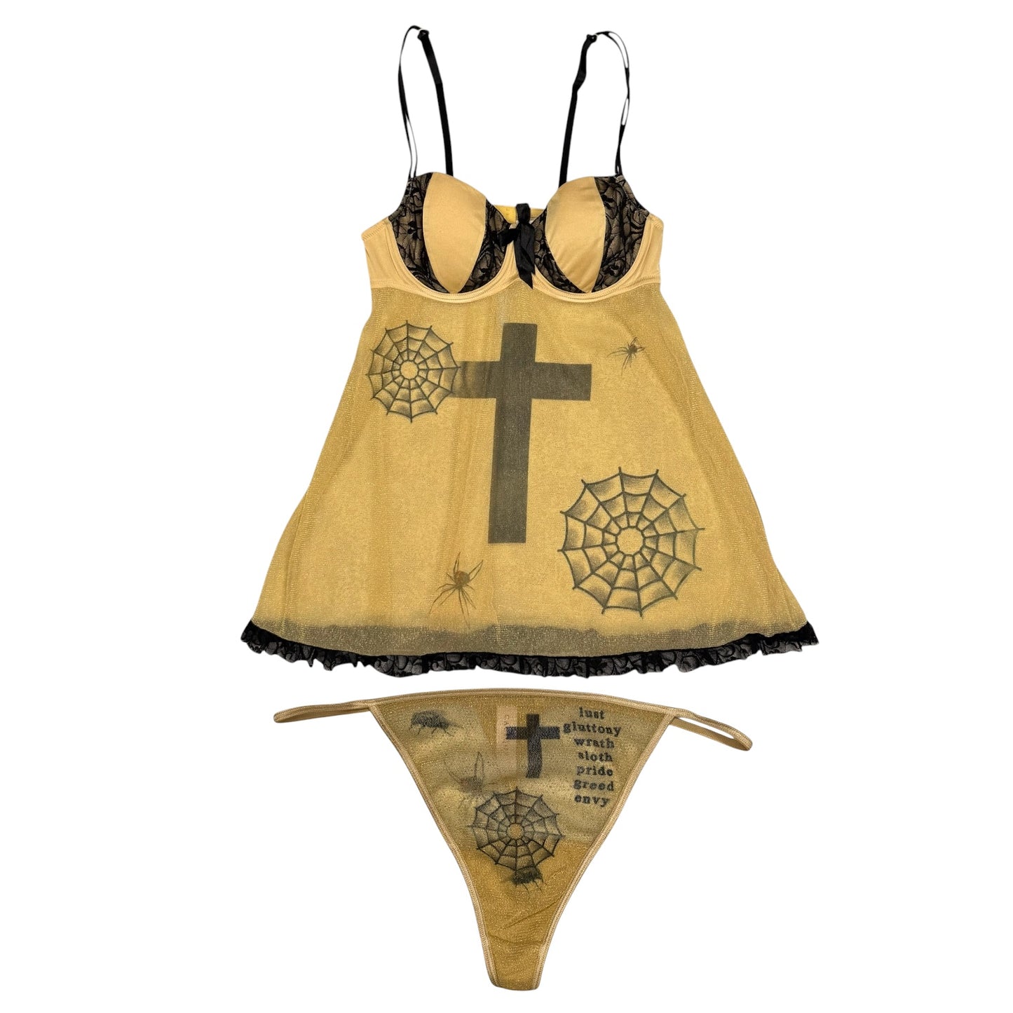 GOLD WIDOW DRESS SET- 2XL