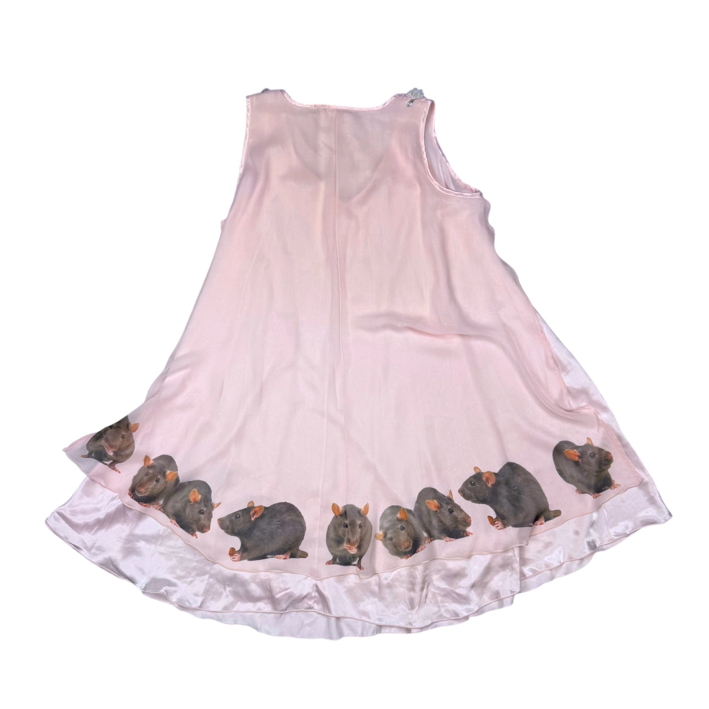 RAT LINE UP PINK ROSETTE NIGHTIE -XL