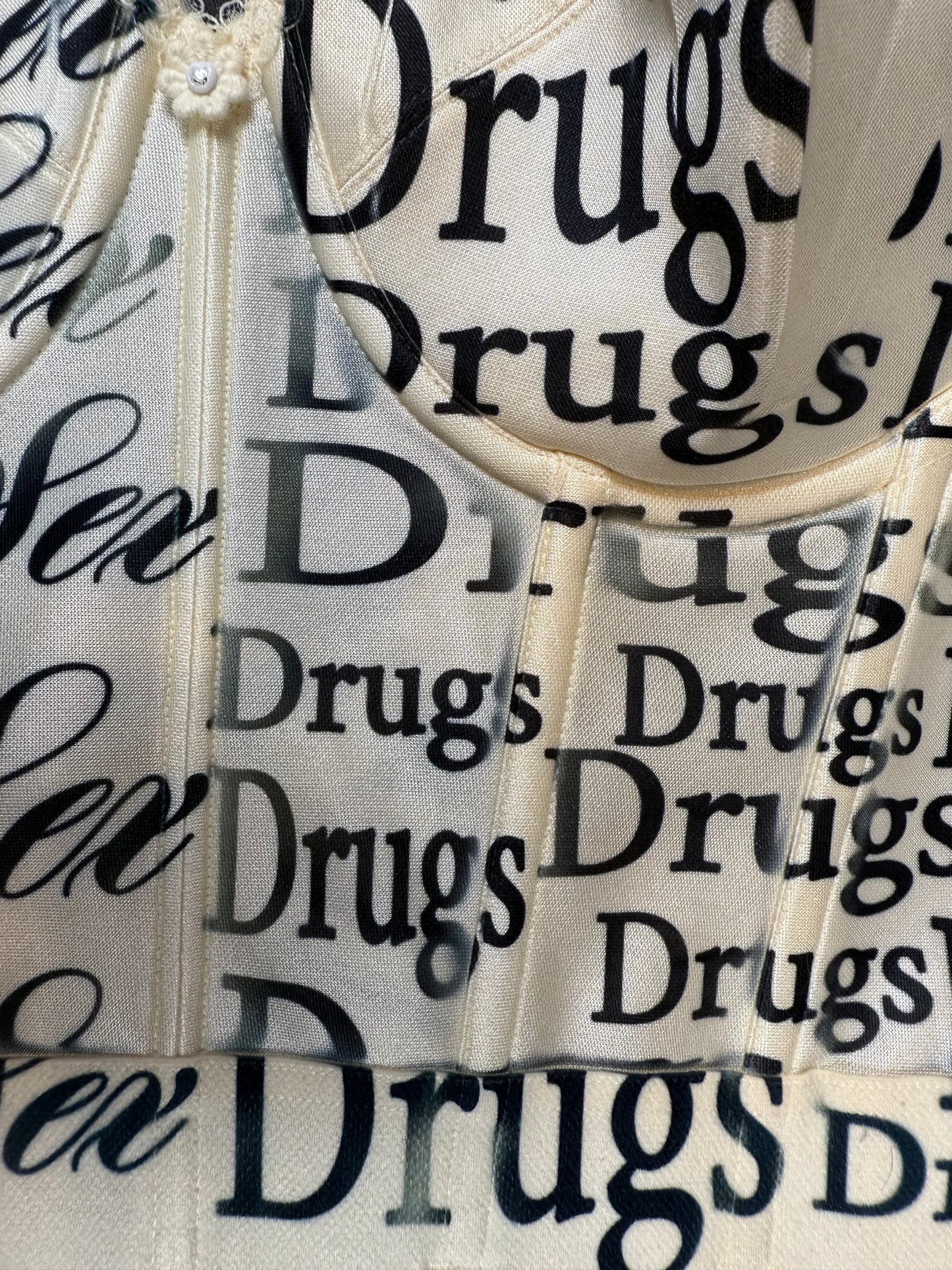 SEX DRUGS ROCK AND ROLL BUSTIER - M