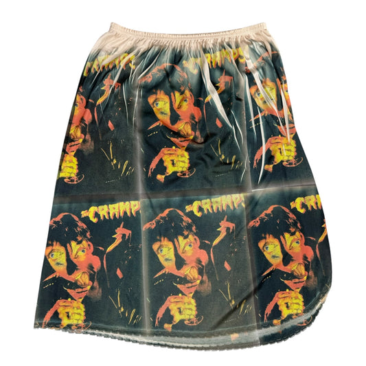 CRAMPS EYEBALL LACE SKIRT - S