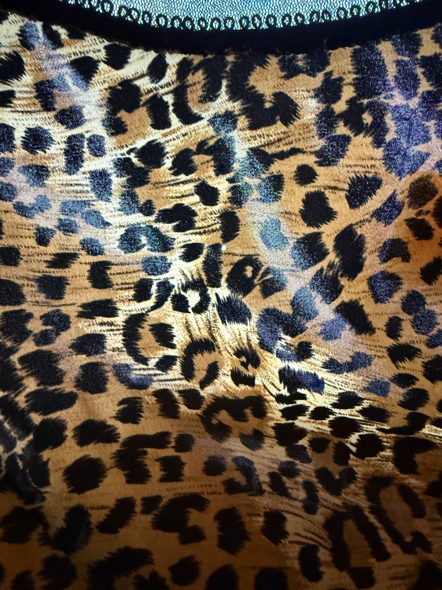 VINTAGE LEOPARD SLIP DRESS - 3X