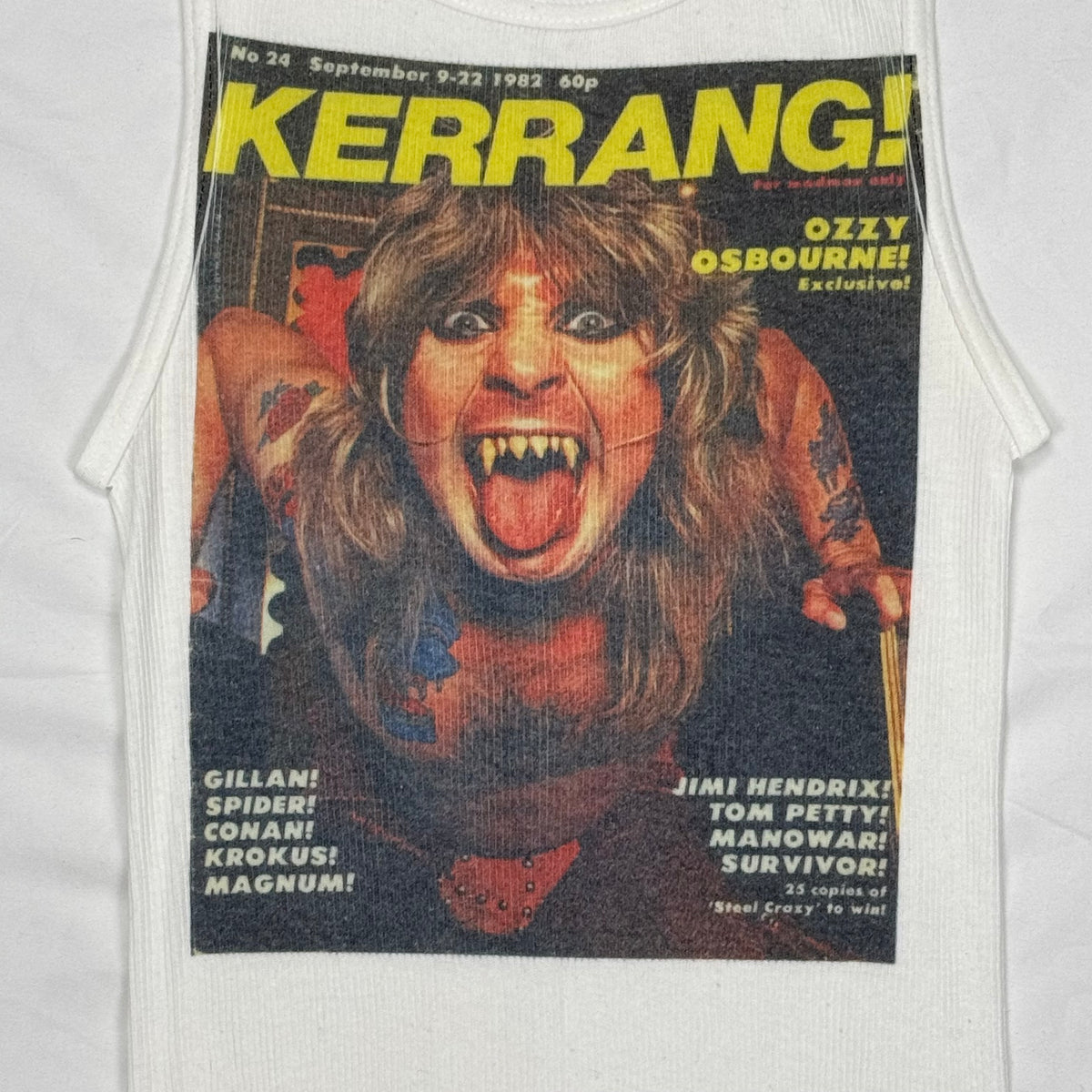 OZZY SAMPLE TANK #1  - ADULT MEDIUM