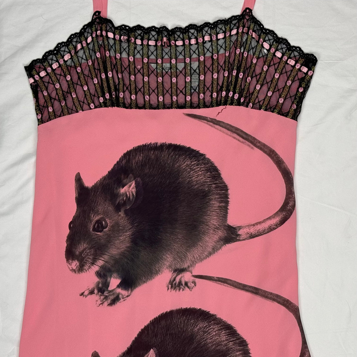 BIG RAT PINK SAMPLE DRESS - L