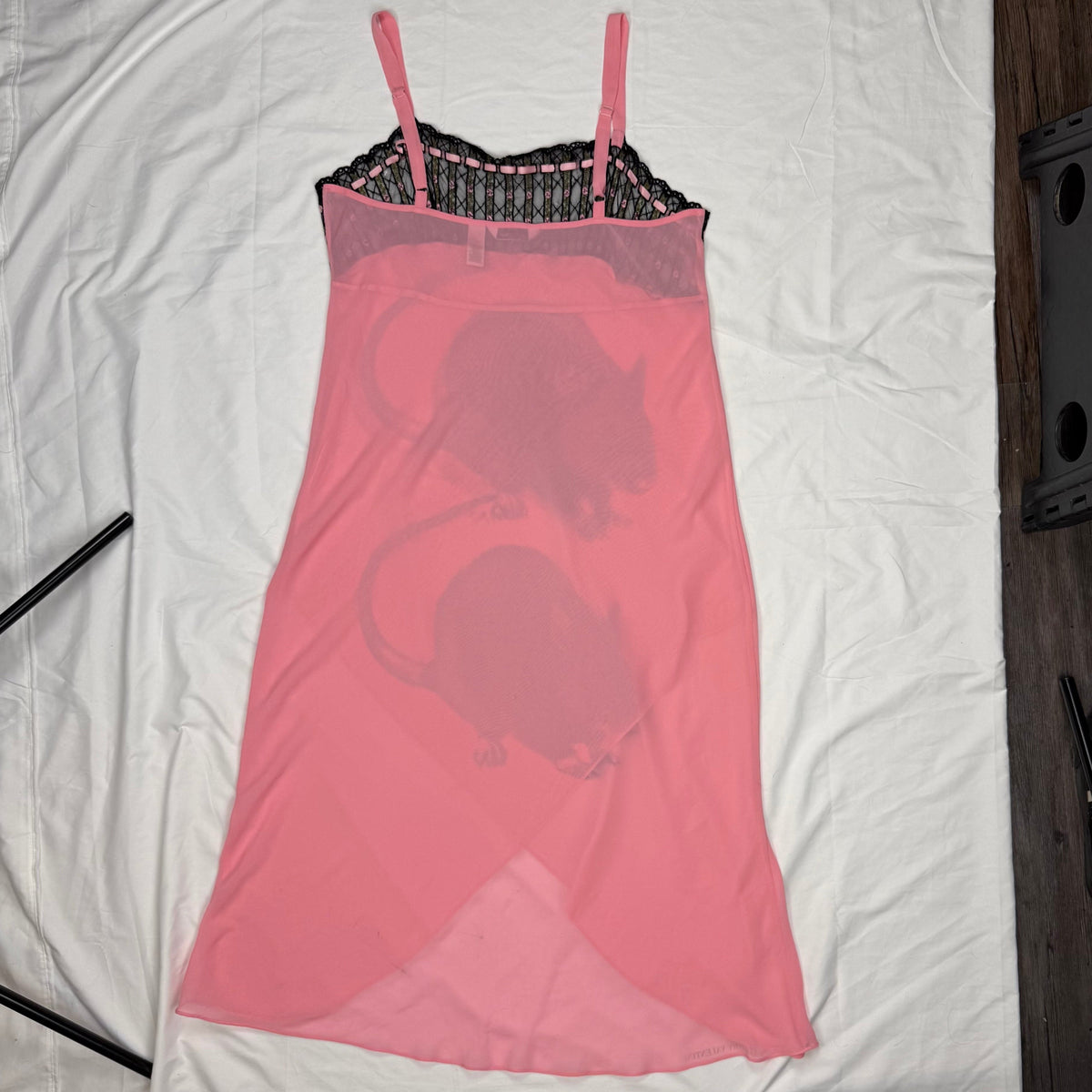 BIG RAT PINK SAMPLE DRESS - L