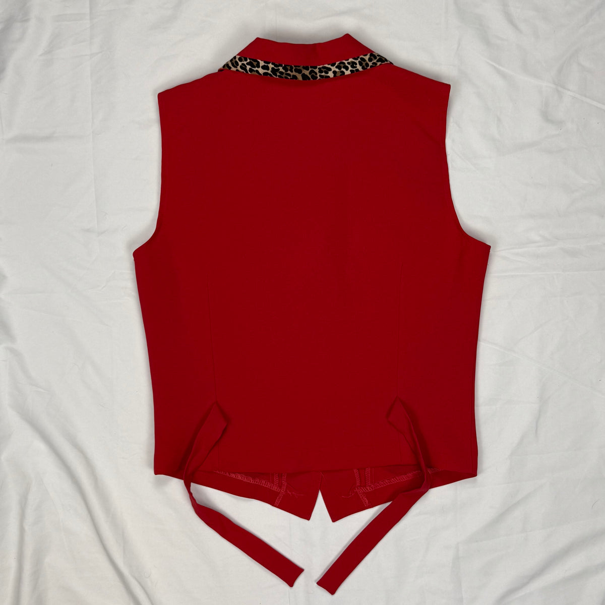 RAT CLUB RED LEOPARD SAMPLE TANK - S