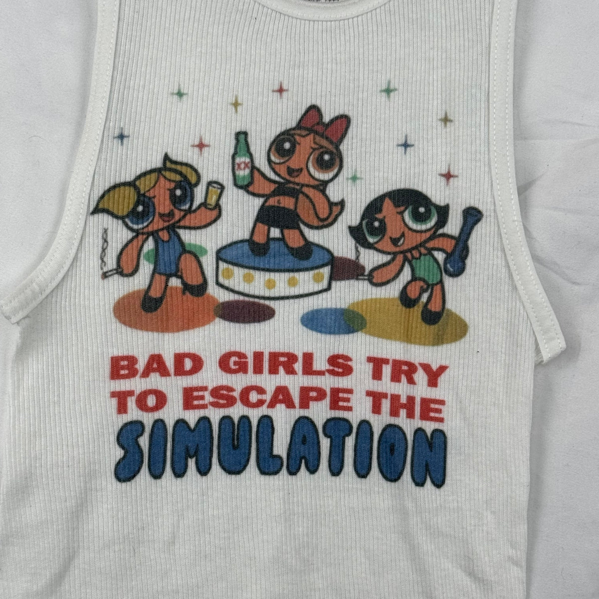 BAD GIRL SIMULATION SAMPLE TANK #1 - YOUTH EXTRA LARGE