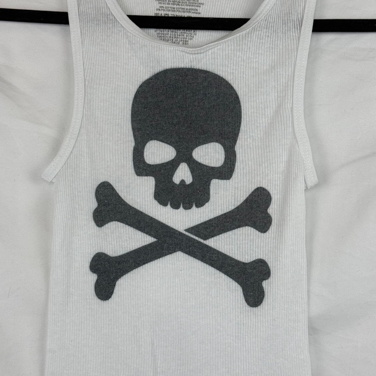 SKULL CROSS BONES TANK #1  - YOUTH LARGE