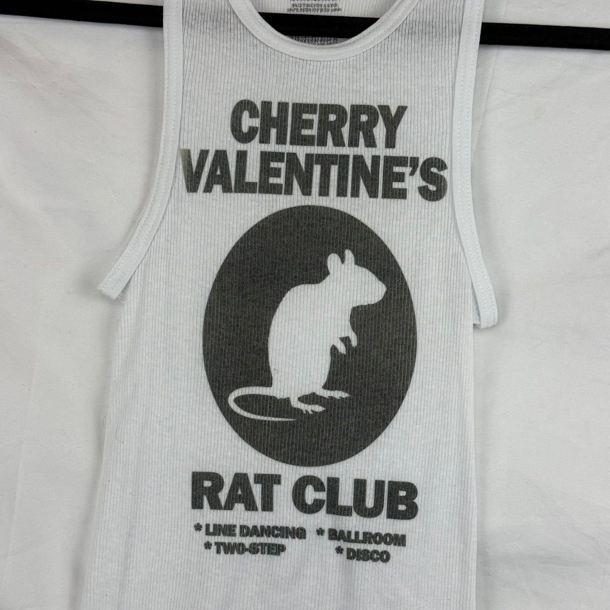 CHERRY VALENTINE RAT CLUB SAMPLE TANK #1  - YOUTH EXTRA LARGE