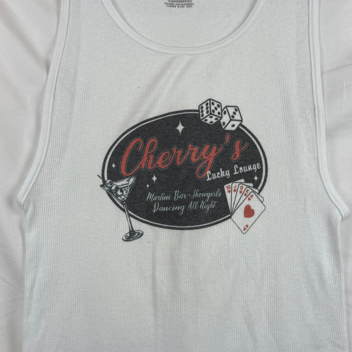CHERRY'S LUCKY LOUNGE SAMPLE TANK #1 - ADULT 2XL