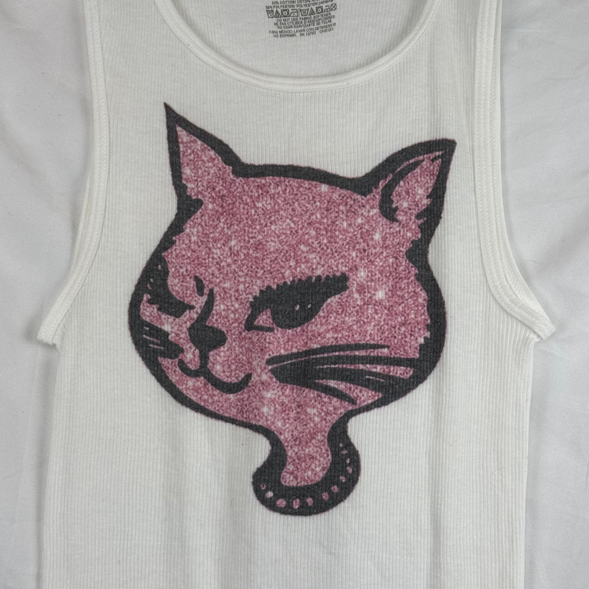 90S CAT TANK #1  - ADULT LARGE