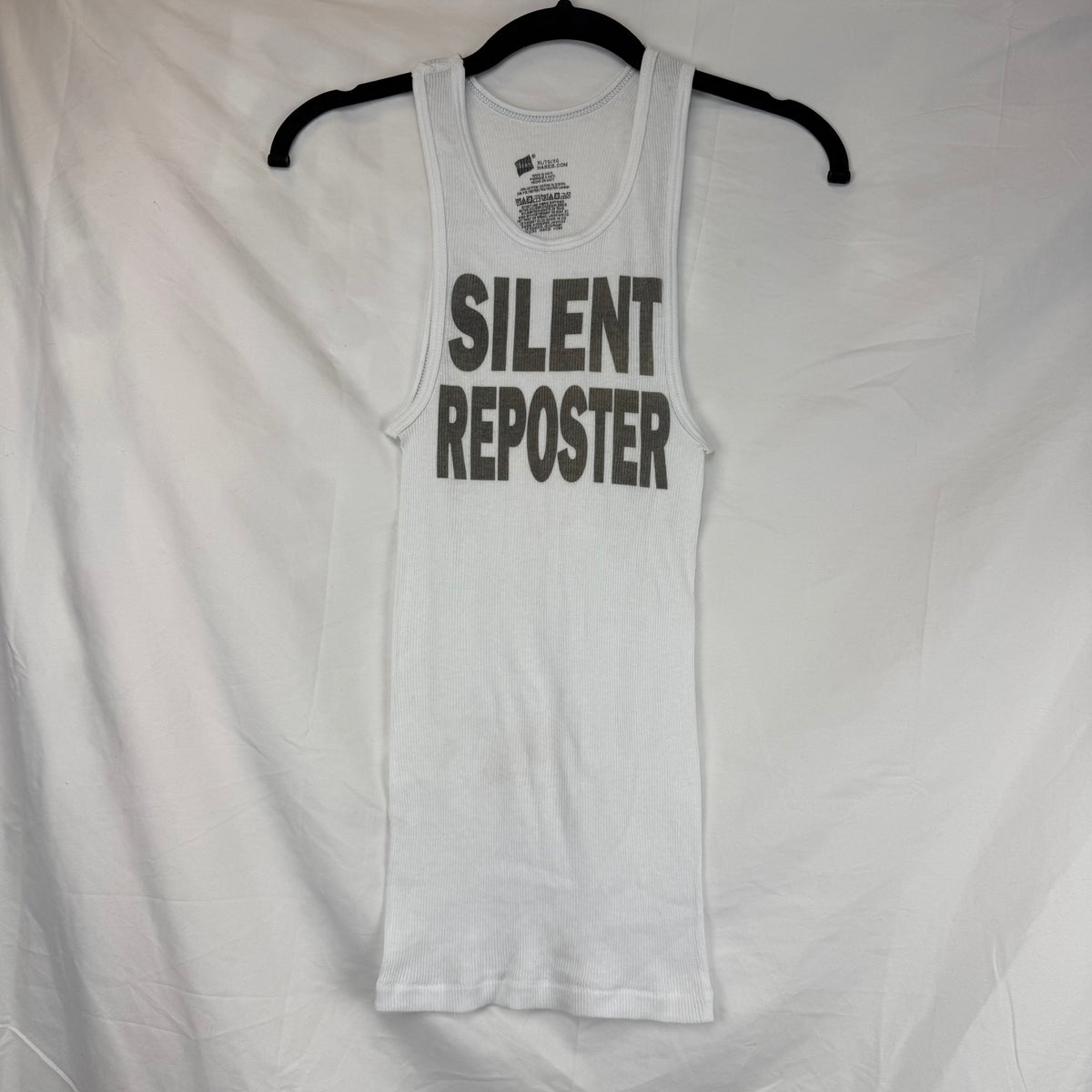 SILENT REPOSTER SAMPLE TANK #1  - YOUTH EXTRA LARGE