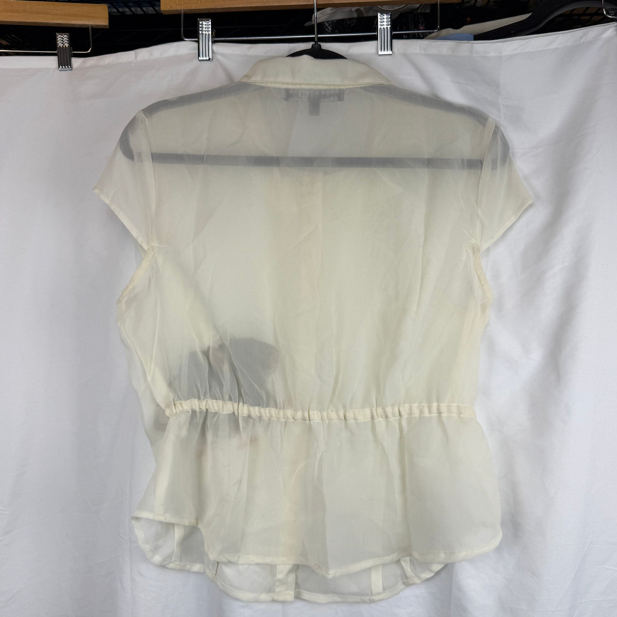 RATS WHITE SAMPLE BLOUSE - L