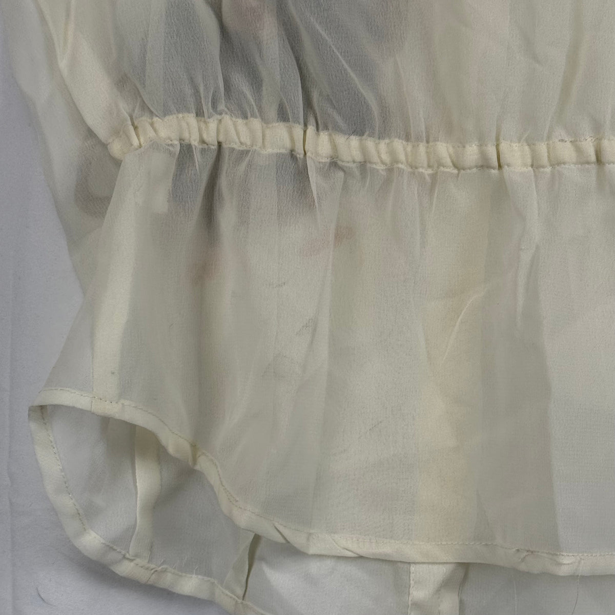 RATS WHITE SAMPLE BLOUSE - L