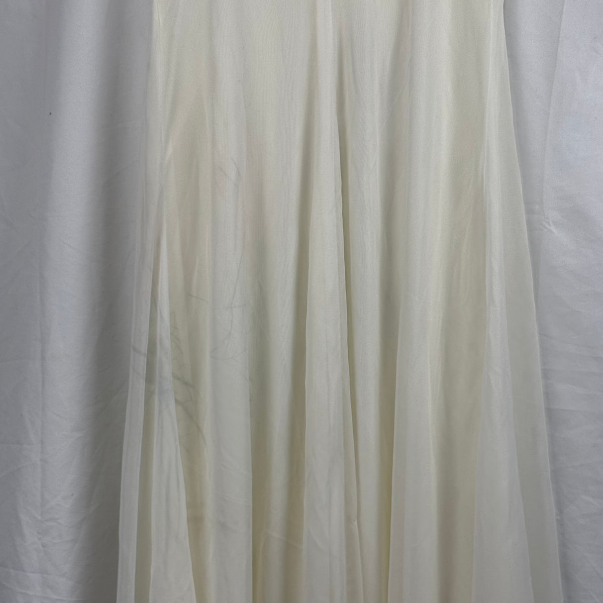 SPIDERWEBS WHITE SAMPLE DRESS - S