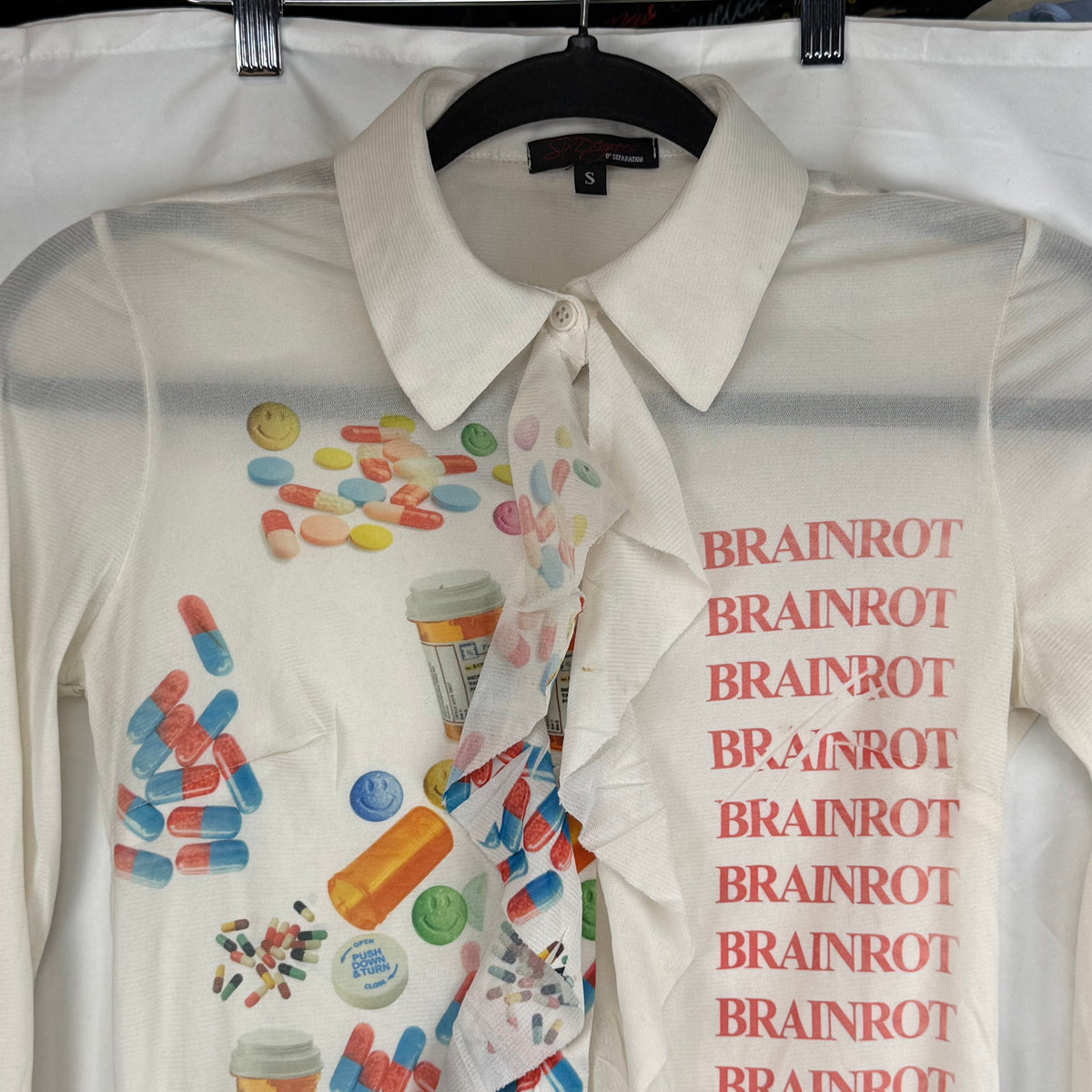 BRAINROT SAMPLE BLOUSE - S
