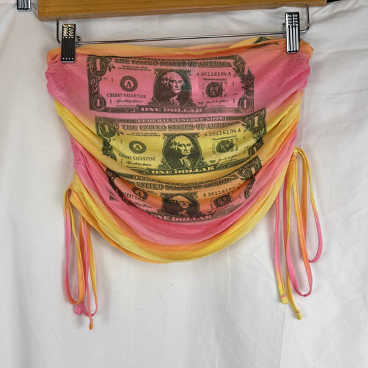 MONEY SUNSET SAMPLE TUBE TOP - XS