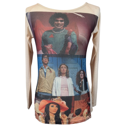 ROCKY HORROR/LOVE WITCH TAN MESH SAMPLE - M/L