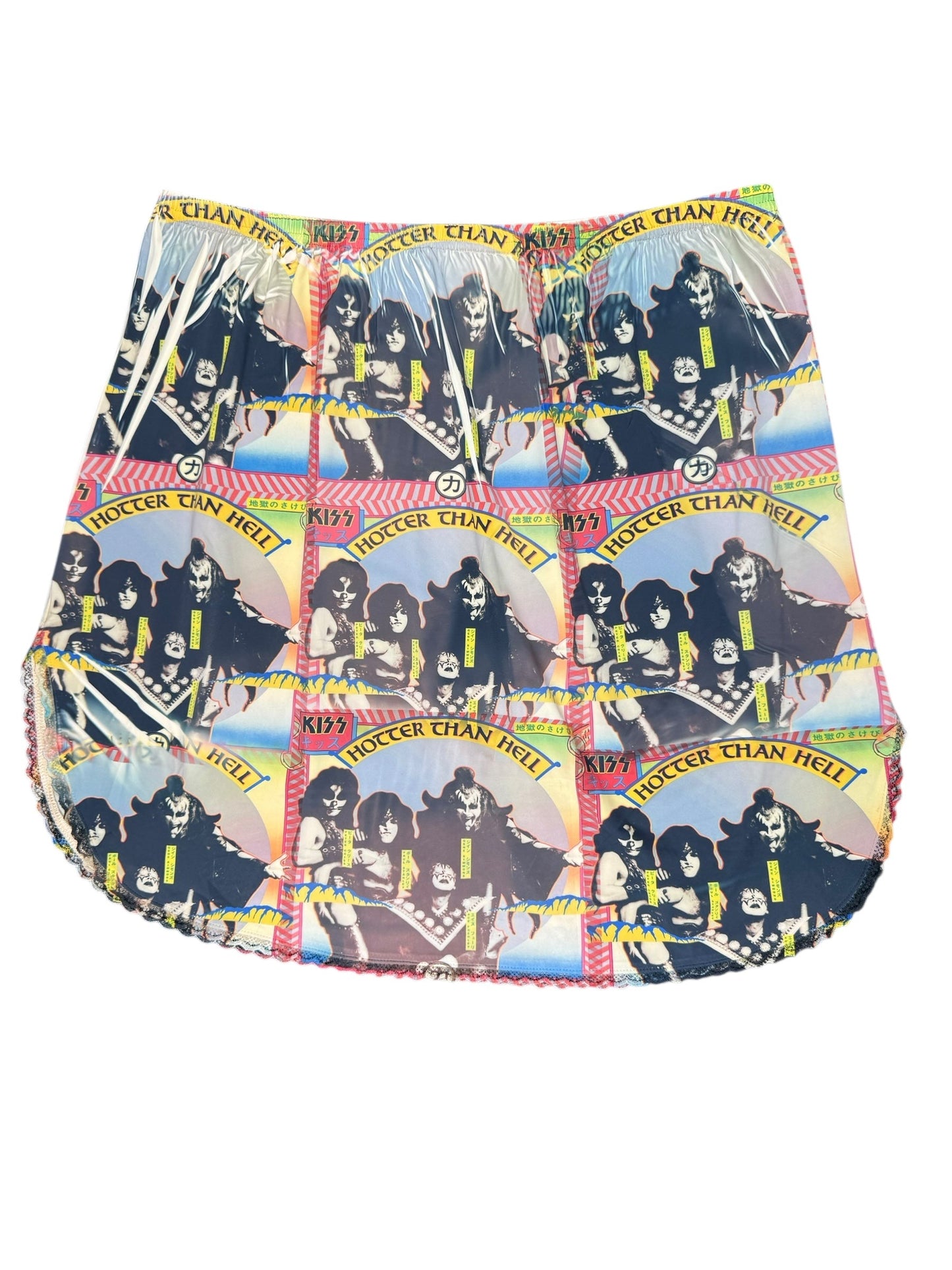 KISS HOTTER THAN HELL SKIRT  - XL