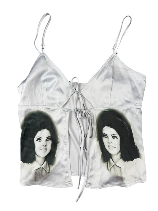 PRISCILLA TIE UP TANK - S