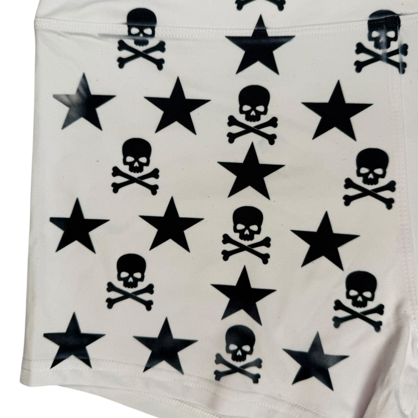 STAR SKULL YOGA SHORTS SAMPLE - XL