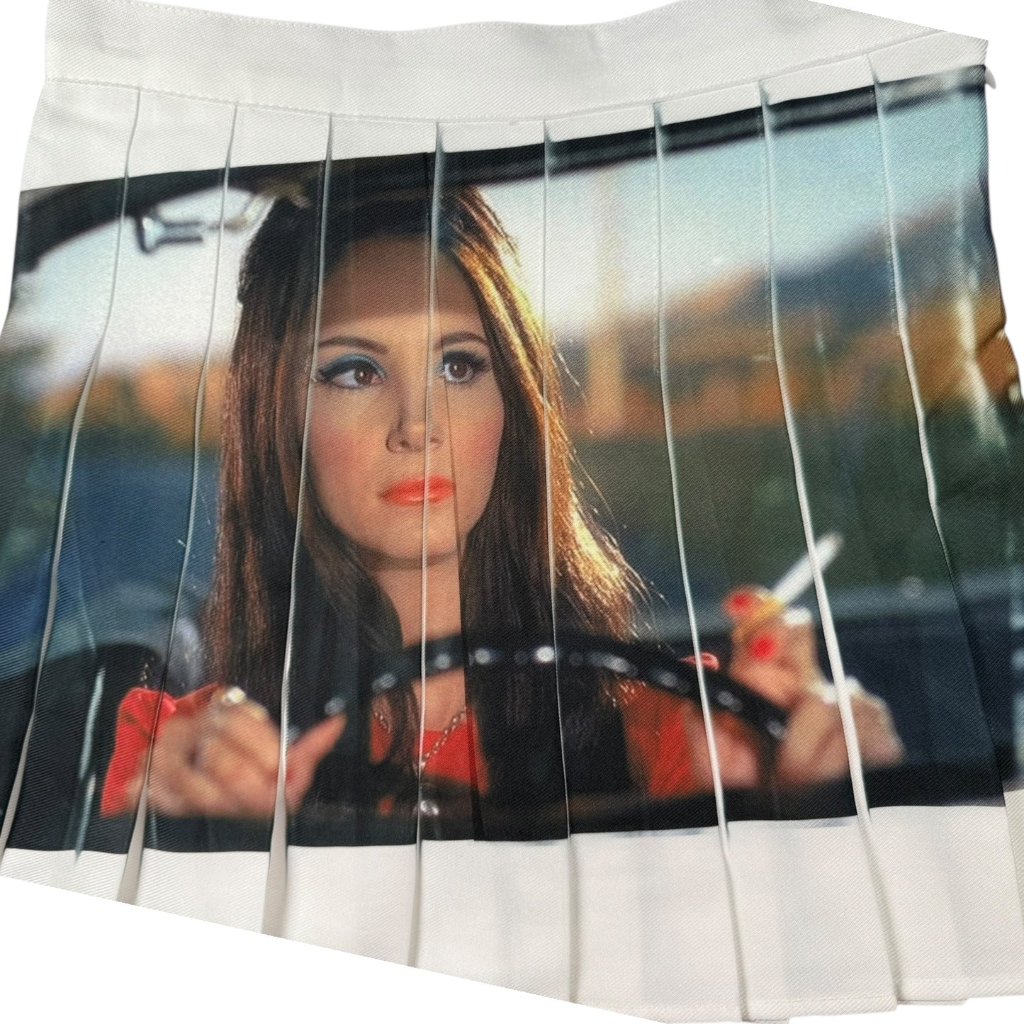 LOVE WITCH TENNIS SKIRT WHITE - XS