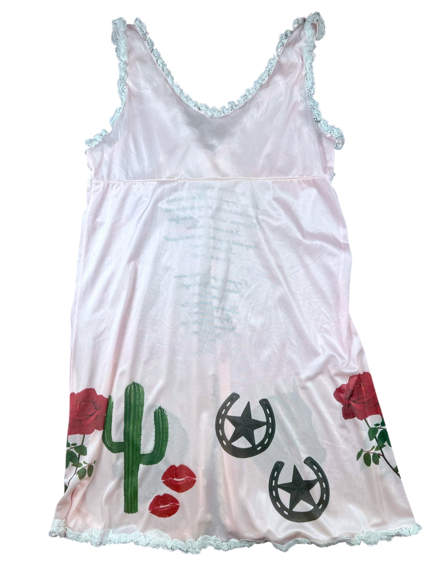 WESTERN DREAM PINK BABYDOLL DRESS - XL