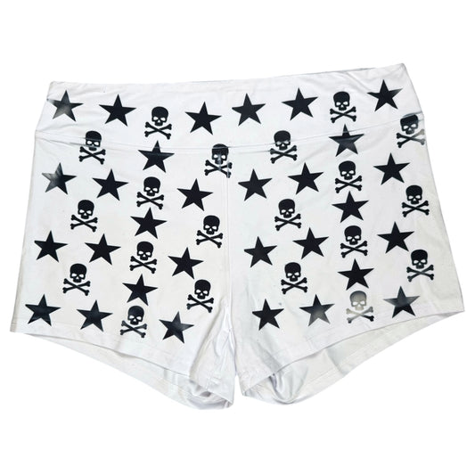 STAR SKULL YOGA SHORTS SAMPLE - XL
