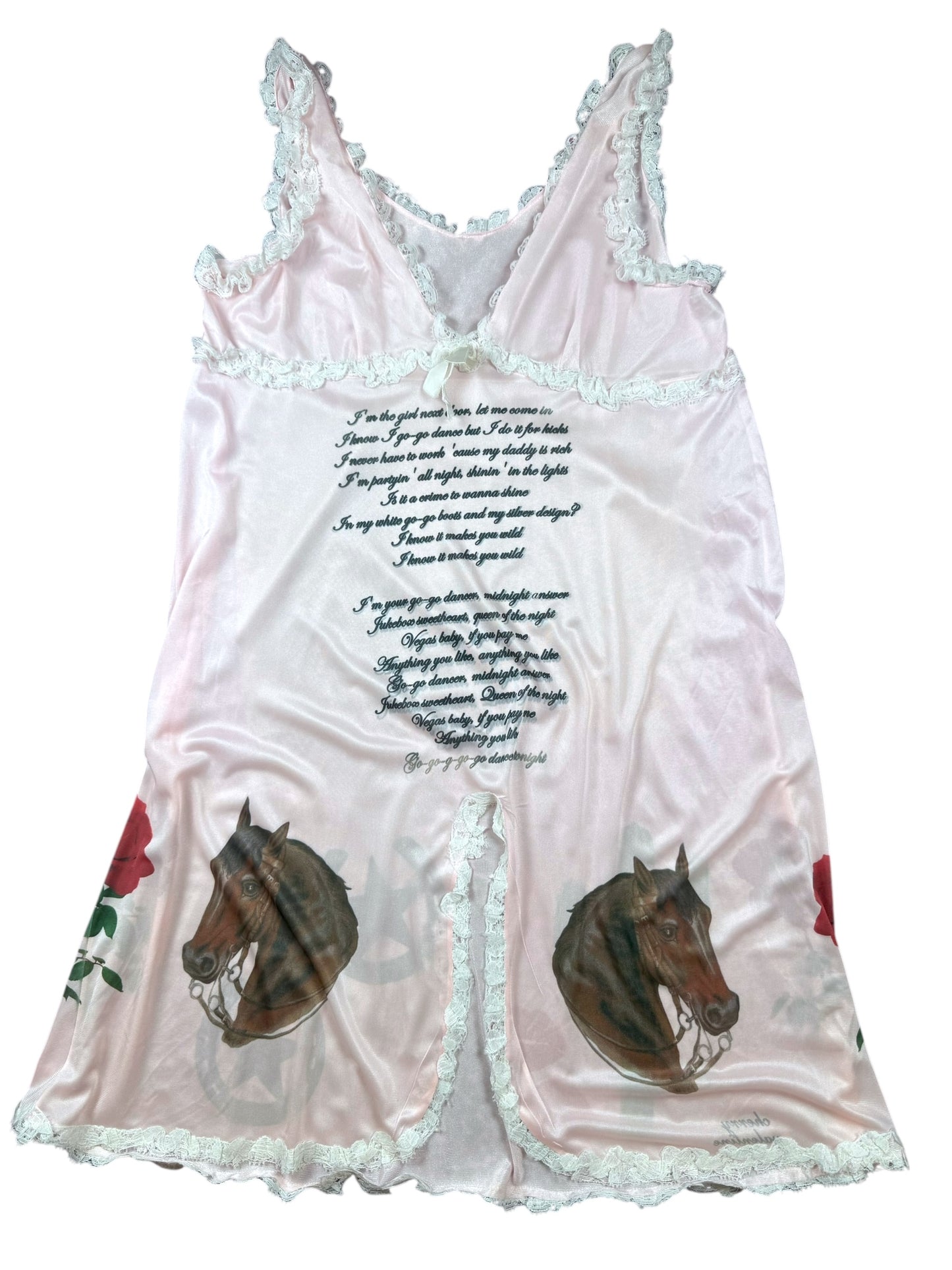 WESTERN DREAM PINK BABYDOLL DRESS - XL