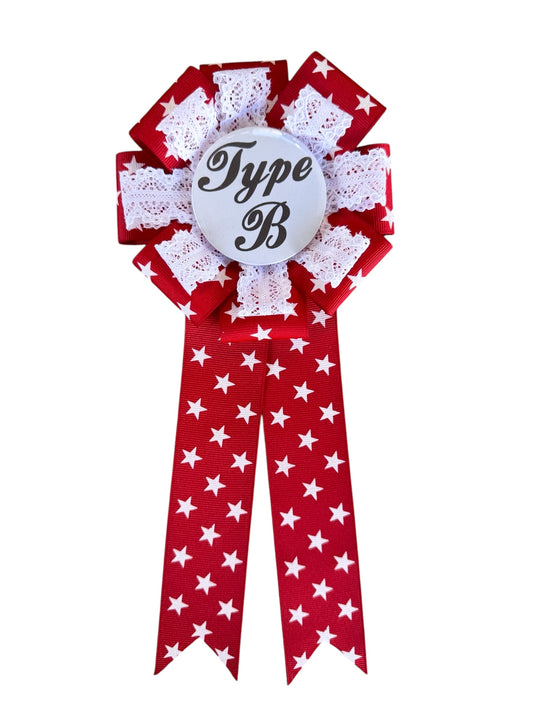 TYPE B RED PRIZE RIBBON