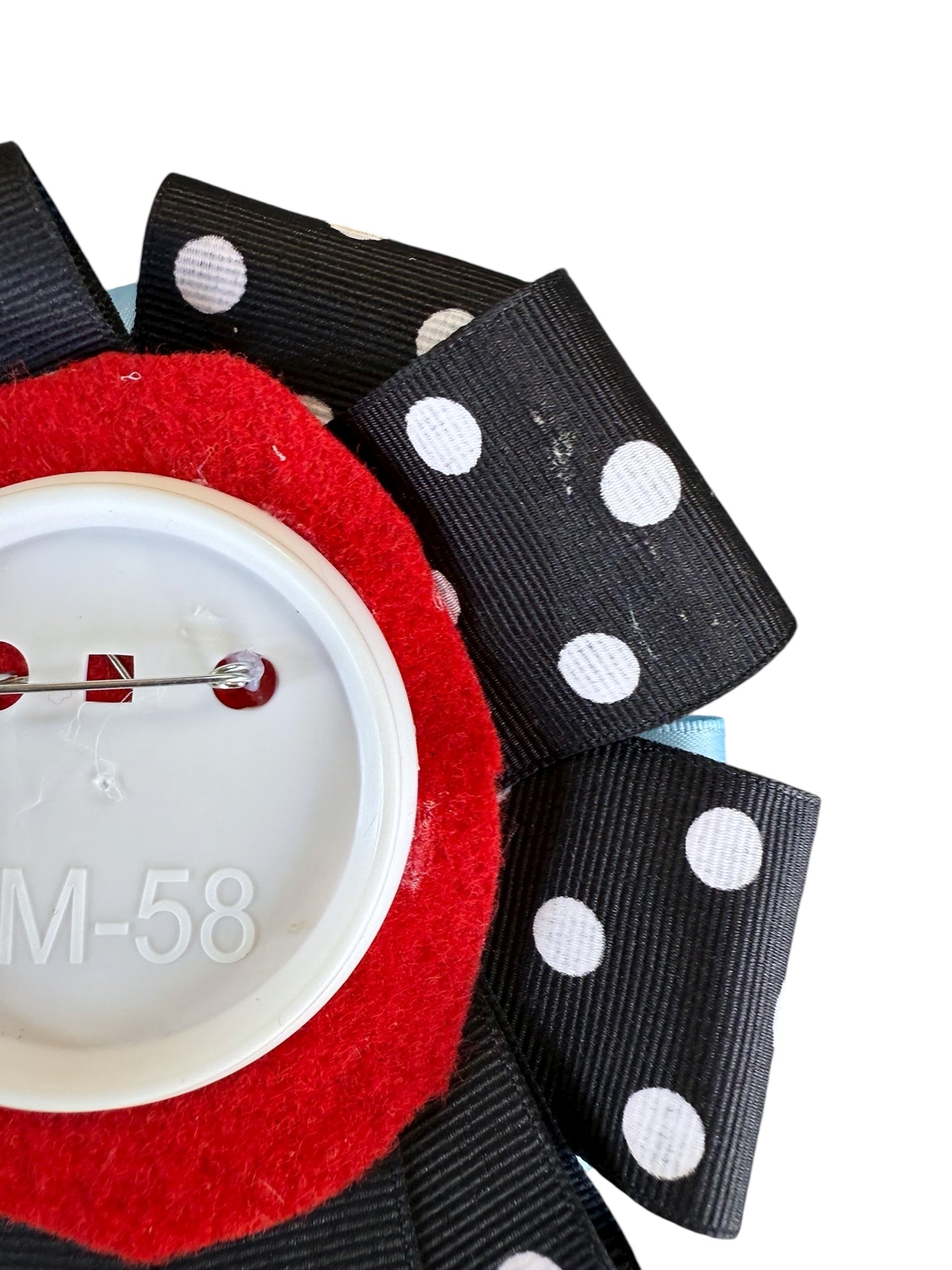 TYPE A PRIZE RIBBON BLUE POLKA