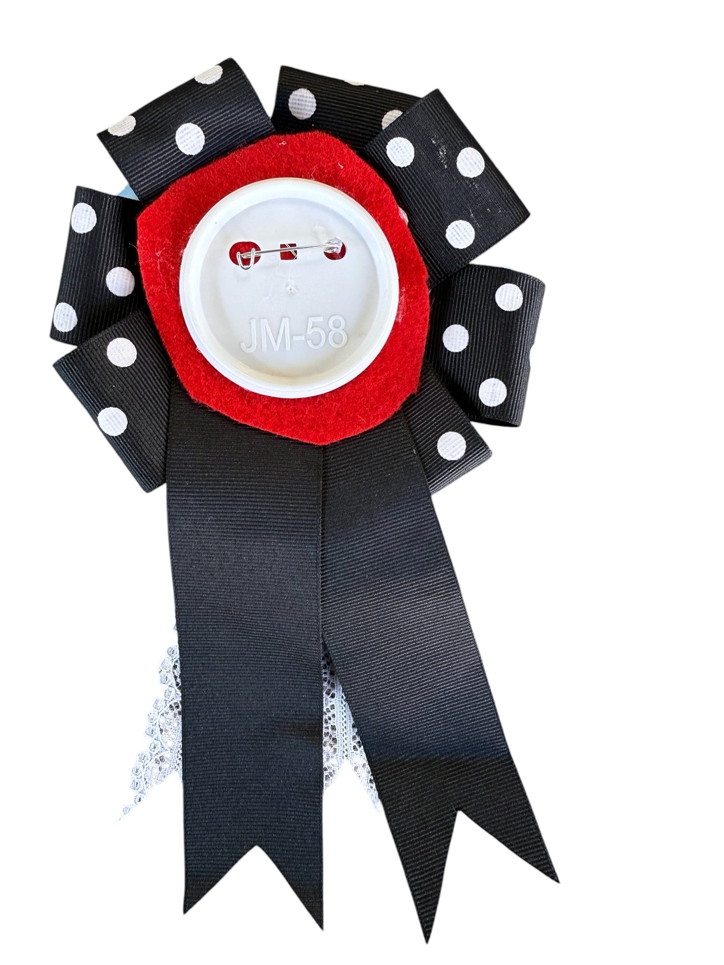 TYPE A PRIZE RIBBON BLUE POLKA